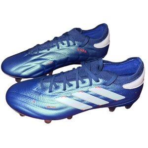 ***NWT*** Adidas COPA PURE 2+ FG Blue & White Soccer Cleats